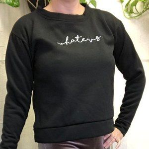 32. Knit Riot Whatevs oversized sweatshirt